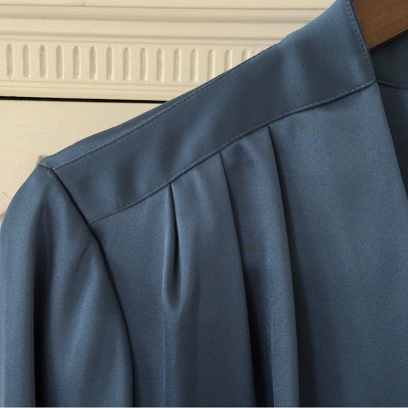 St. John Couture Satin Blouse - Picture 5 of 9